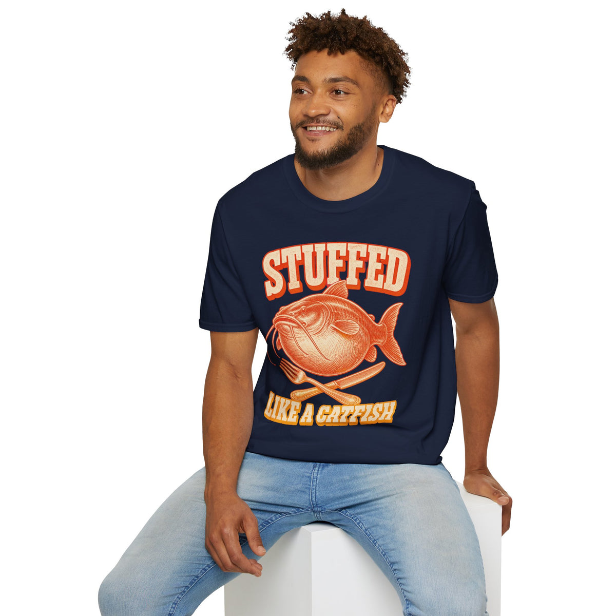 Stuffed Like a Catfish Fishing T-Shirt
