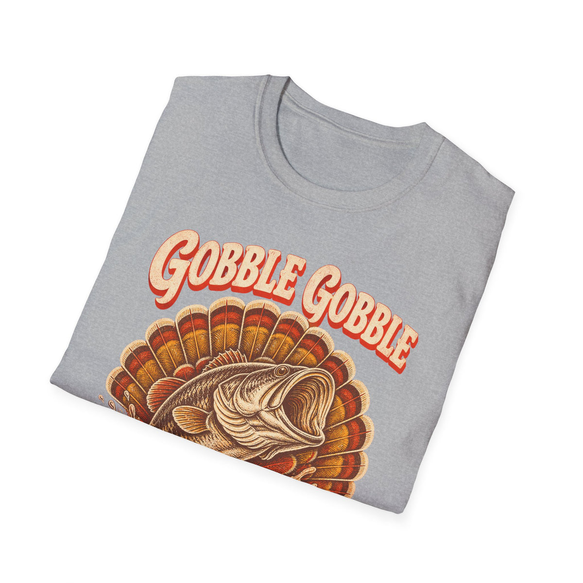 Gobble Gobble Go Fishing Turkey Hunting T-Shirt