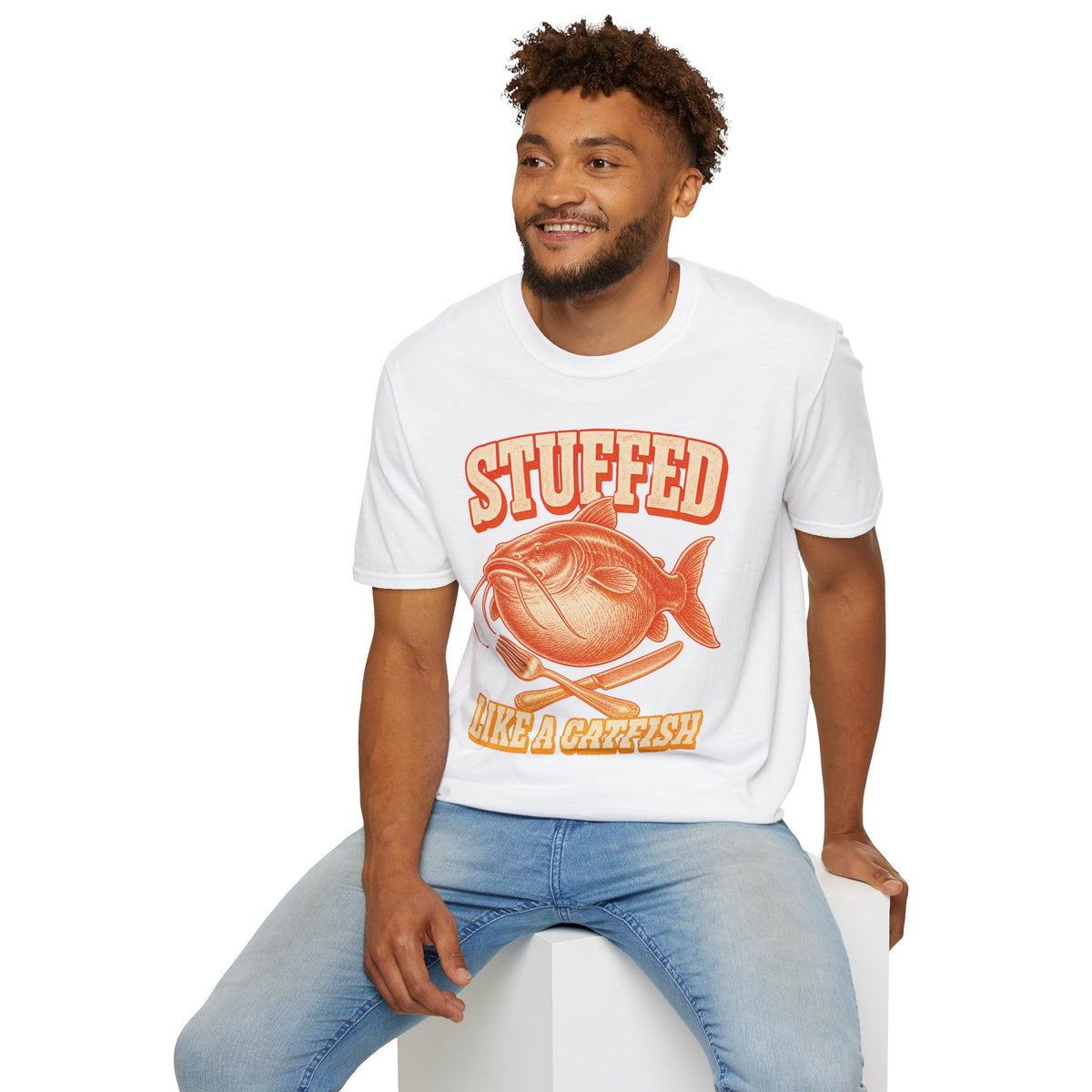 Stuffed Like a Catfish Fishing T-Shirt