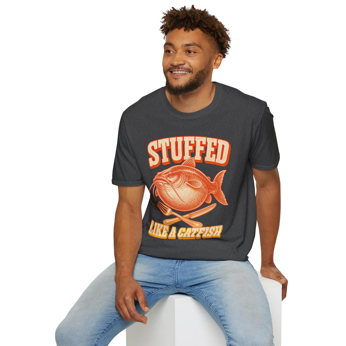 Stuffed Like a Catfish Fishing T-Shirt