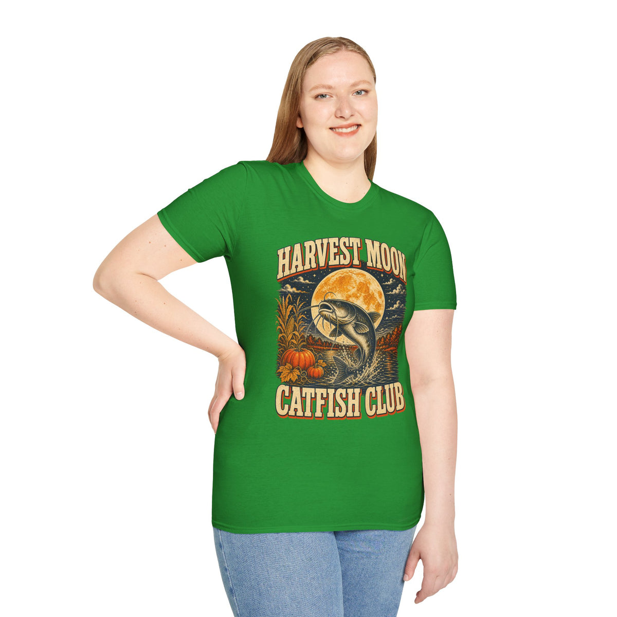 Harvest Moon Catfish Club Fishing T-Shirt