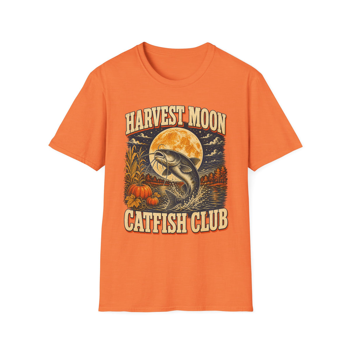 Harvest Moon Catfish Club Fishing T-Shirt