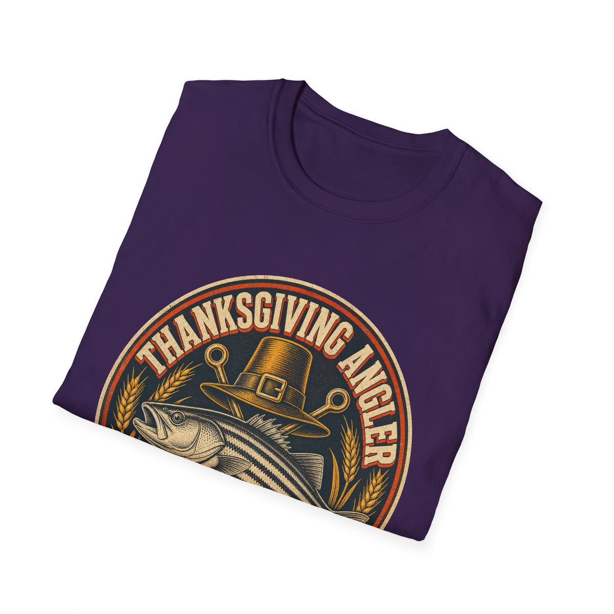 Thanksgiving Angler Est. 1621 Fishing T-Shirt