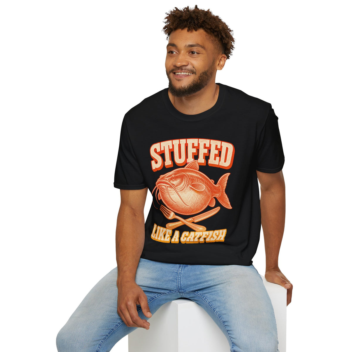 Stuffed Like a Catfish Fishing T-Shirt