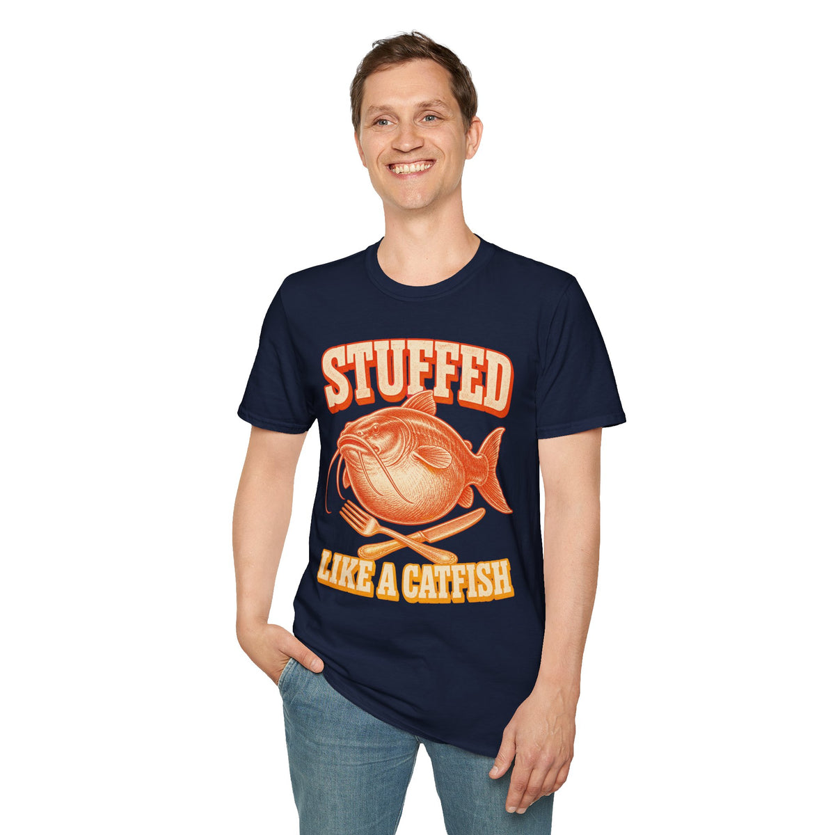Stuffed Like a Catfish Fishing T-Shirt