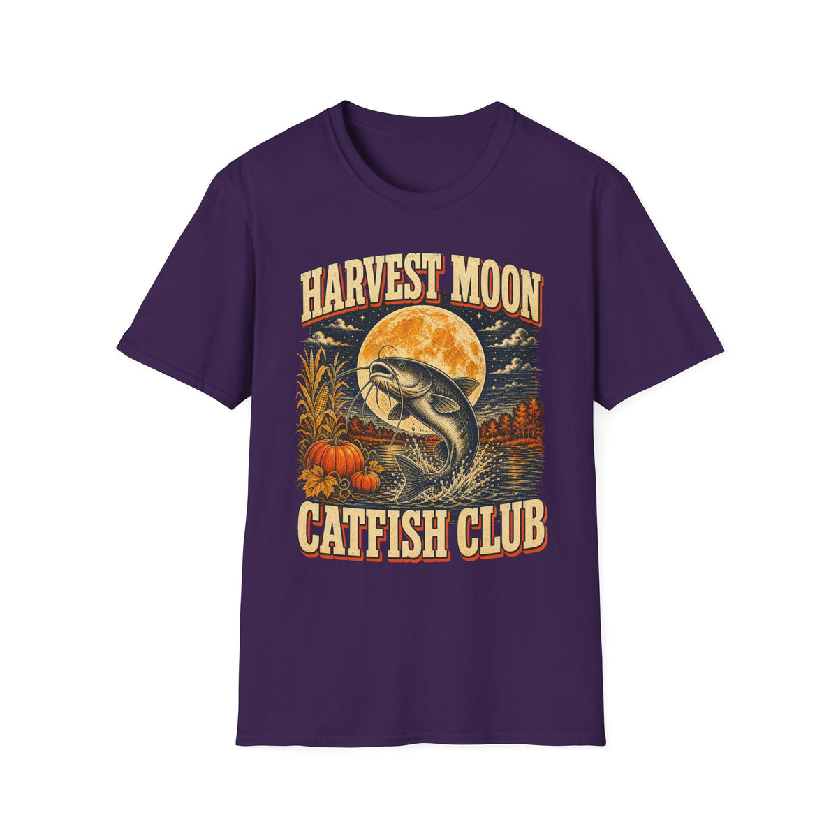 Harvest Moon Catfish Club Fishing T-Shirt