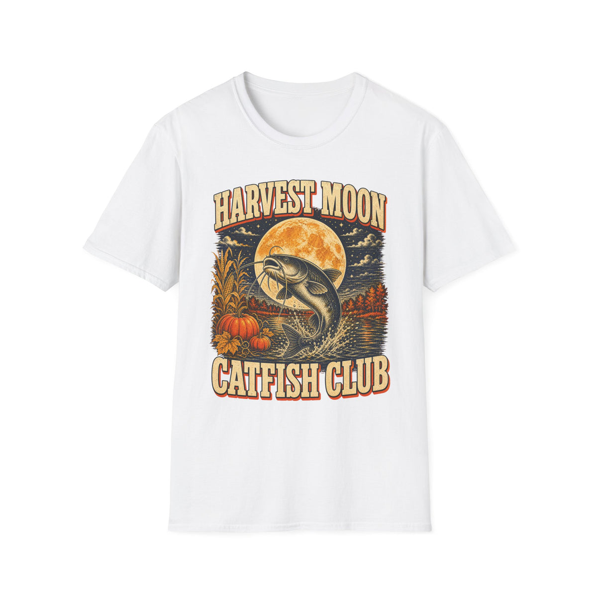 Harvest Moon Catfish Club Fishing T-Shirt