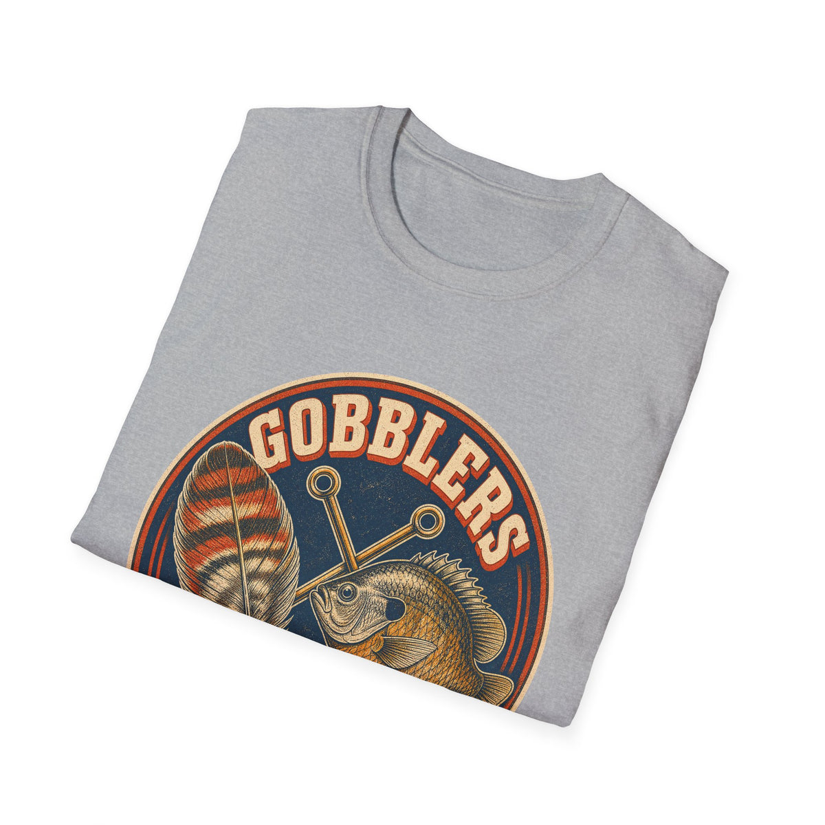Gobblers & Gills Thanksgiving Fishing T-Shirt