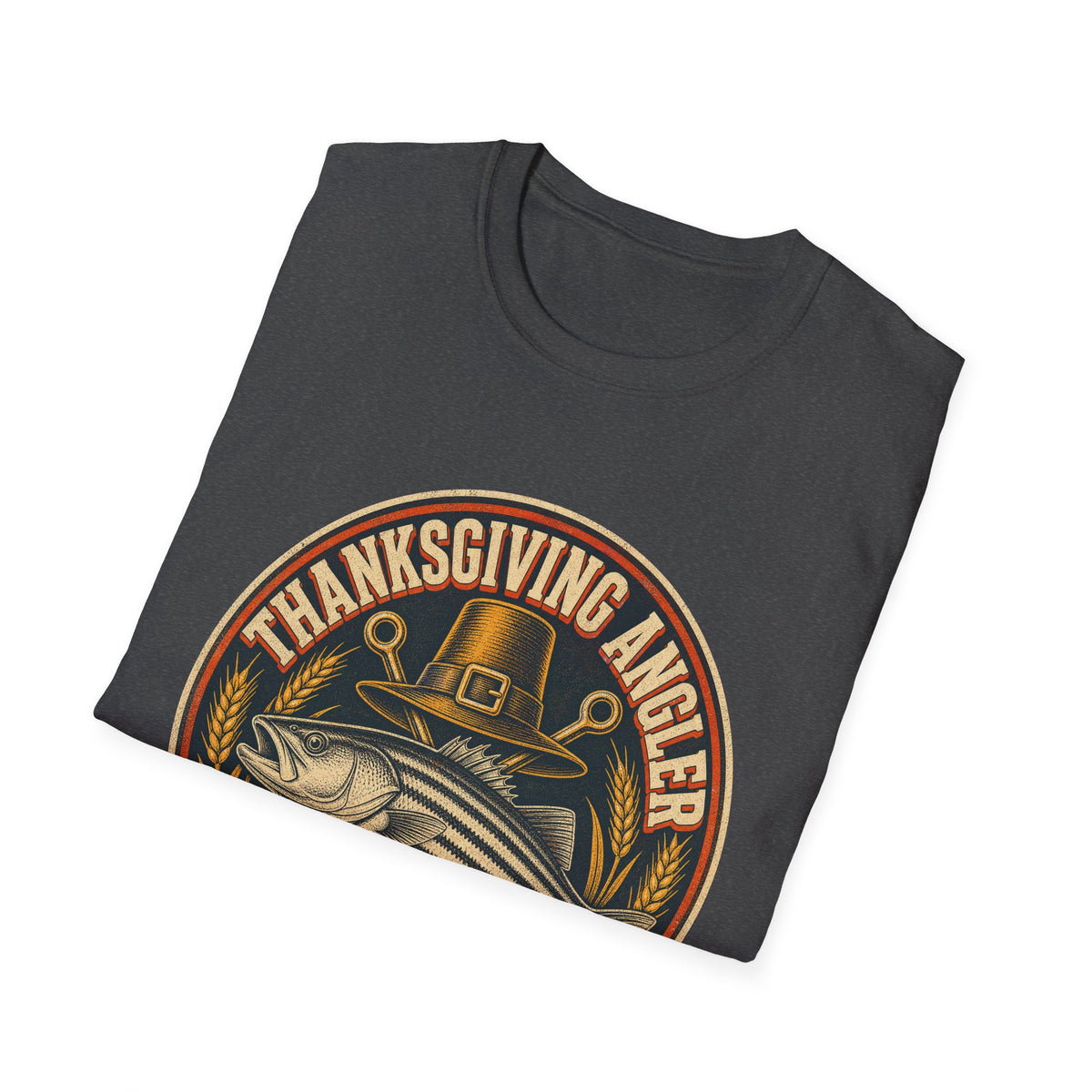 Thanksgiving Angler Est. 1621 Fishing T-Shirt