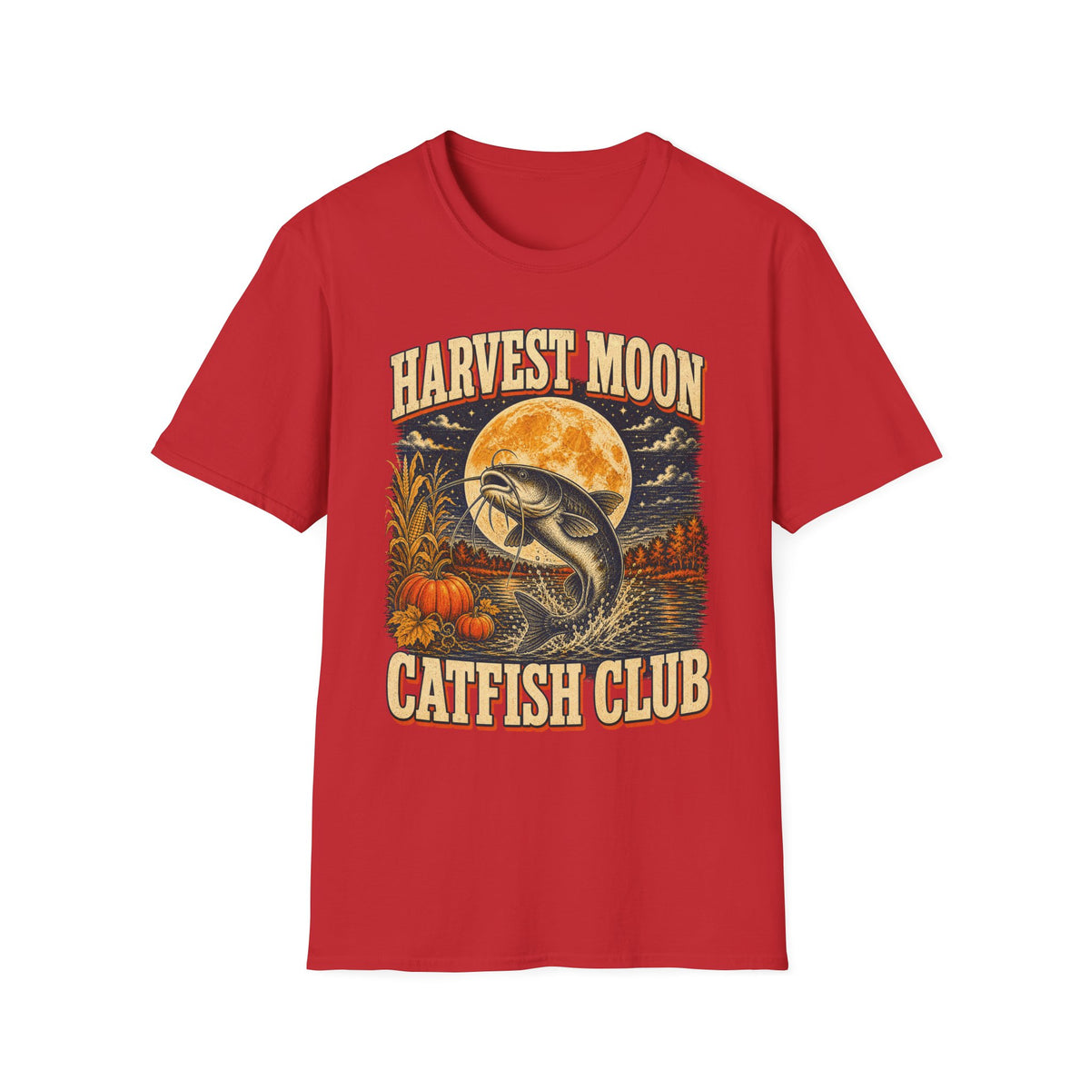 Harvest Moon Catfish Club Fishing T-Shirt