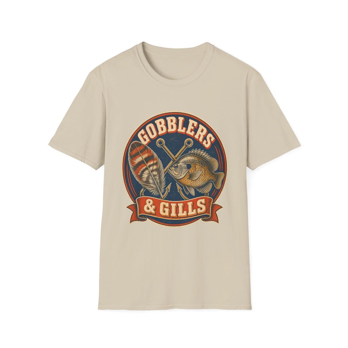 Gobblers & Gills Thanksgiving Fishing T-Shirt