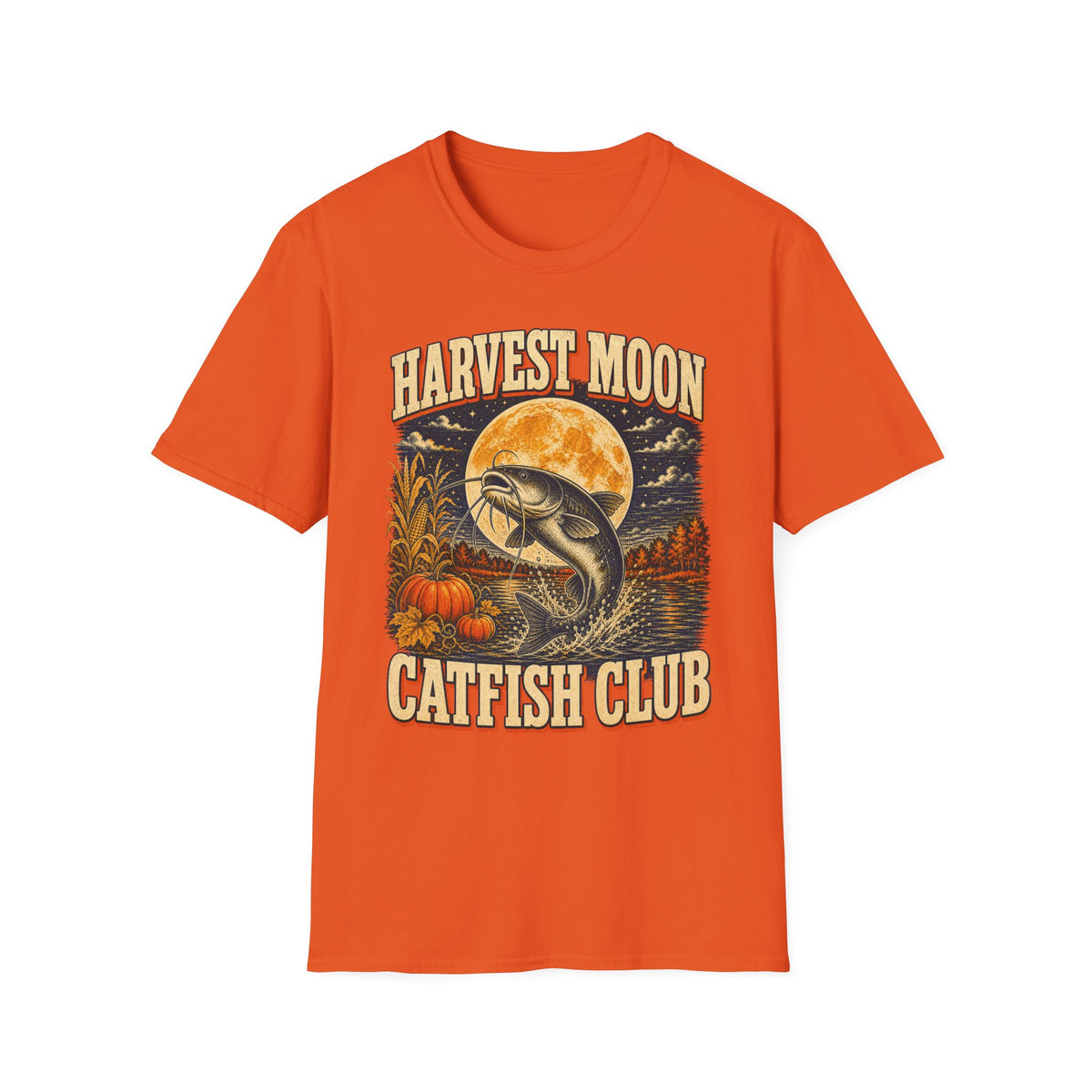 Harvest Moon Catfish Club Fishing T-Shirt