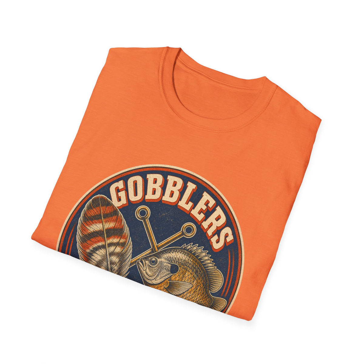 Gobblers & Gills Thanksgiving Fishing T-Shirt