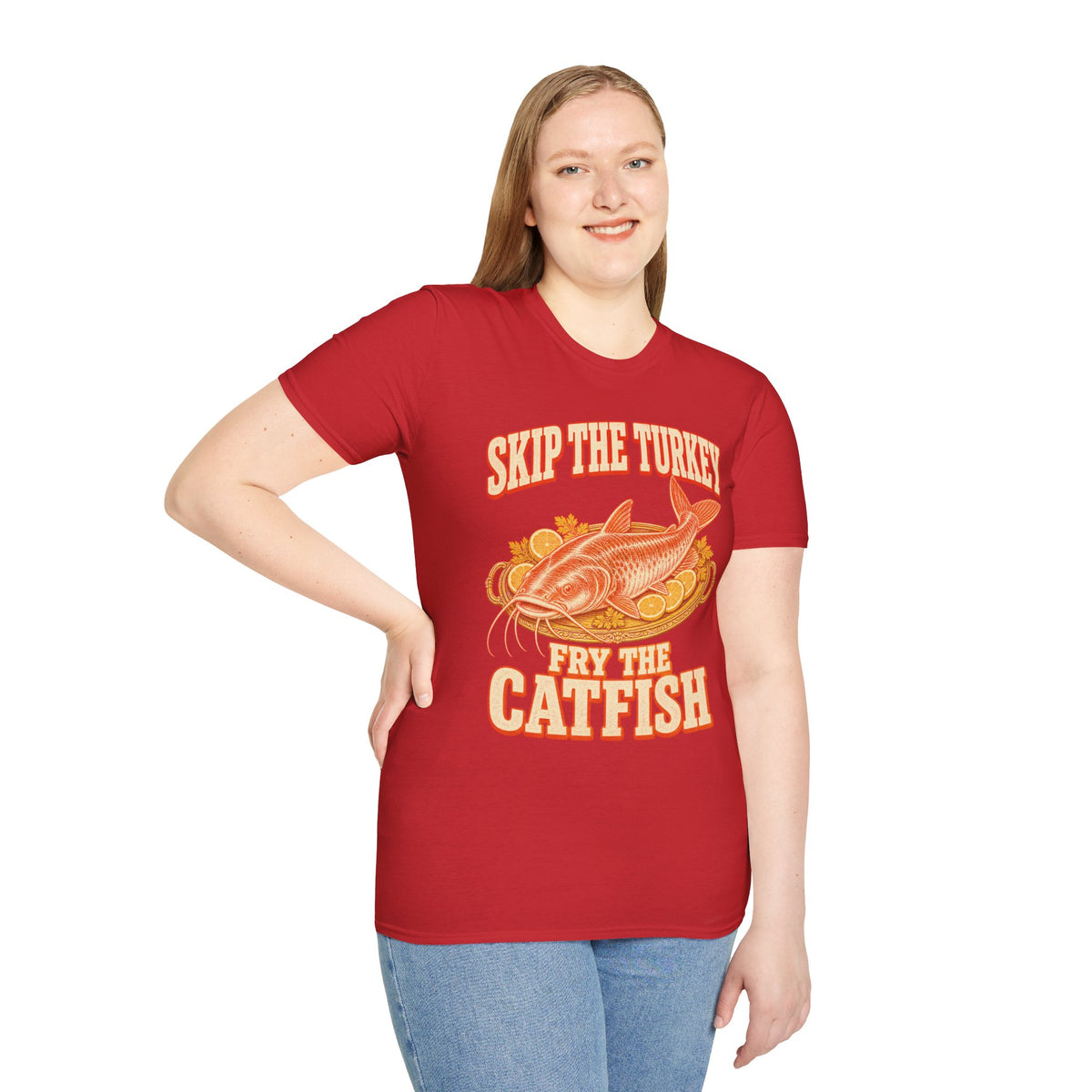 Skip the Turkey Fry the Catfish Thanksgiving T-Shirt