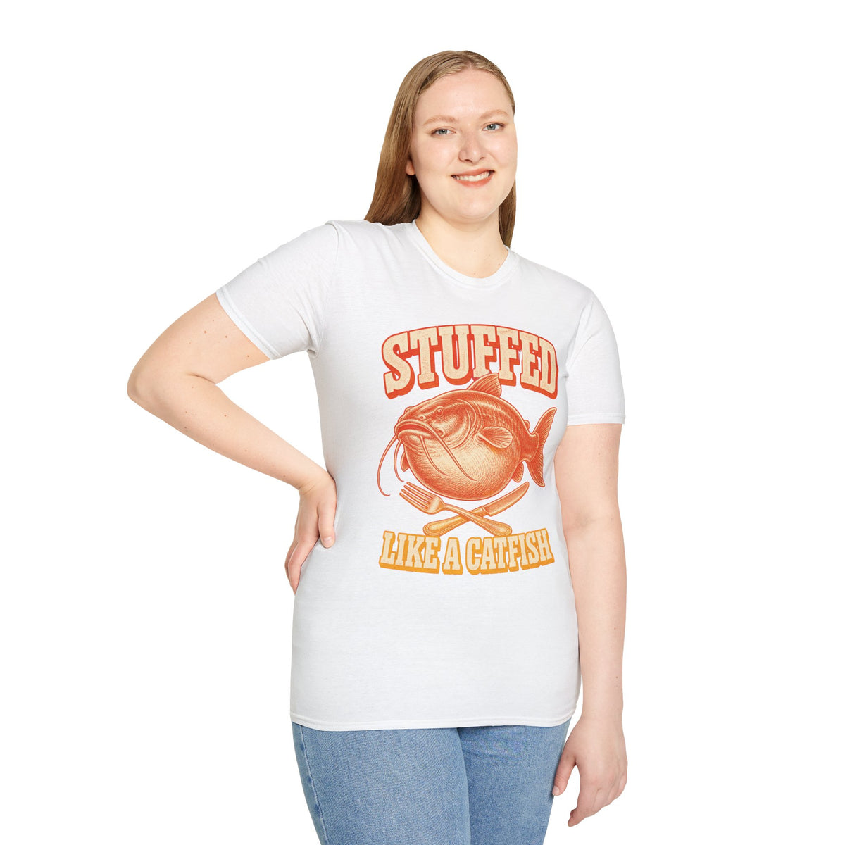 Stuffed Like a Catfish Fishing T-Shirt