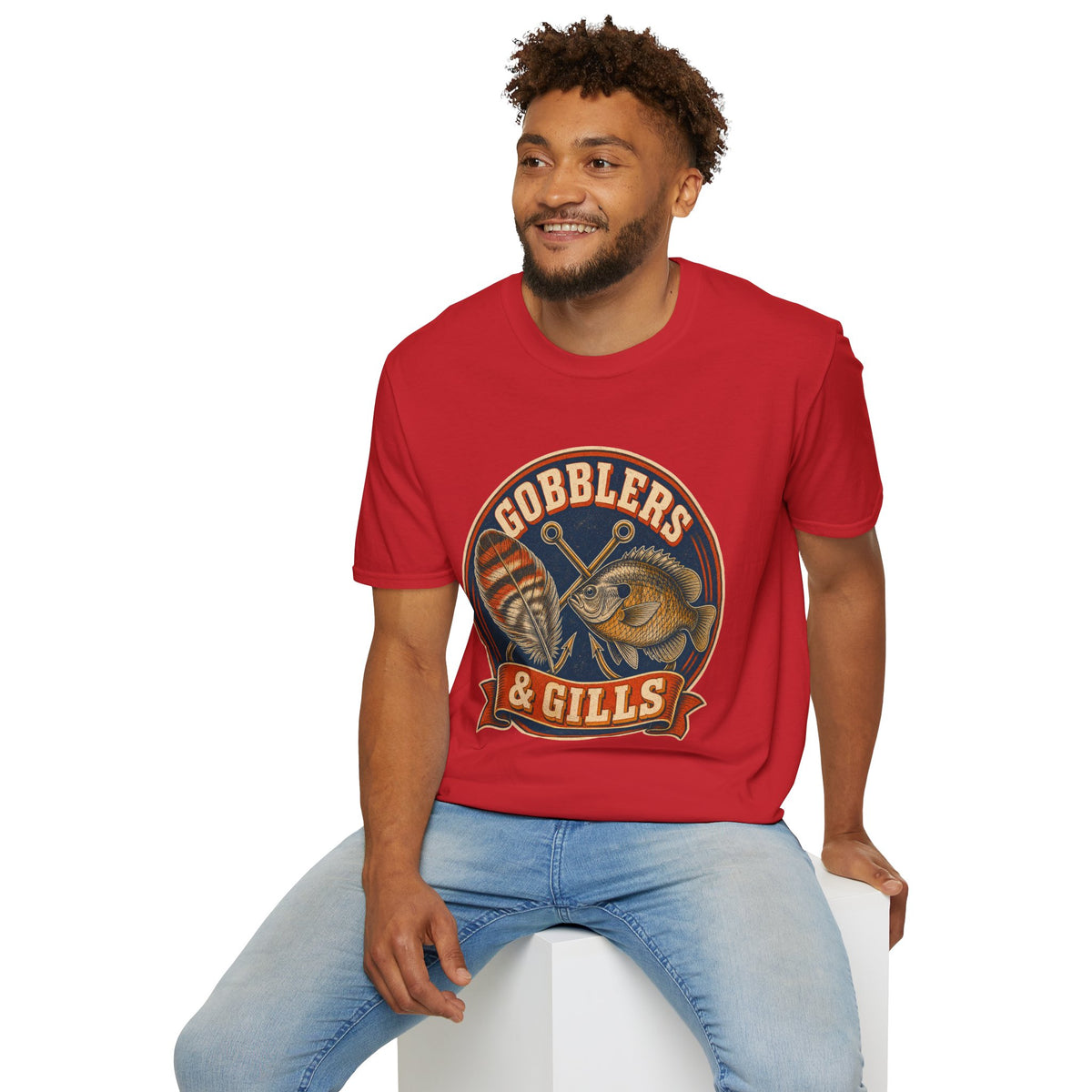 Gobblers & Gills Thanksgiving Fishing T-Shirt
