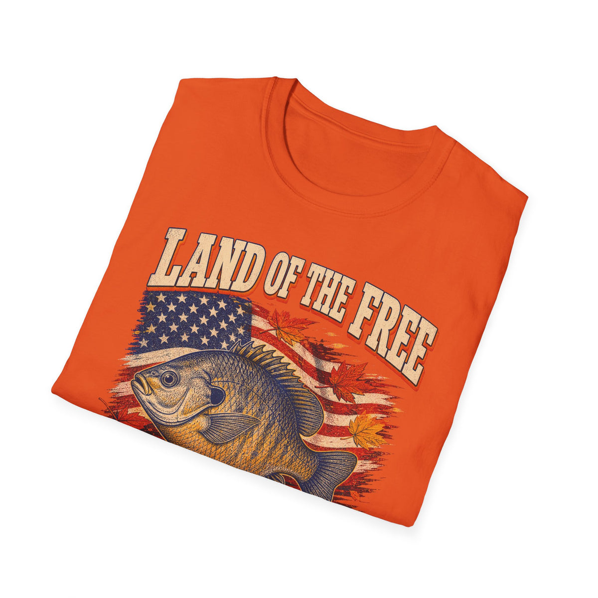 Land of the Free Home of the Leftovers Fishing T-Shirt