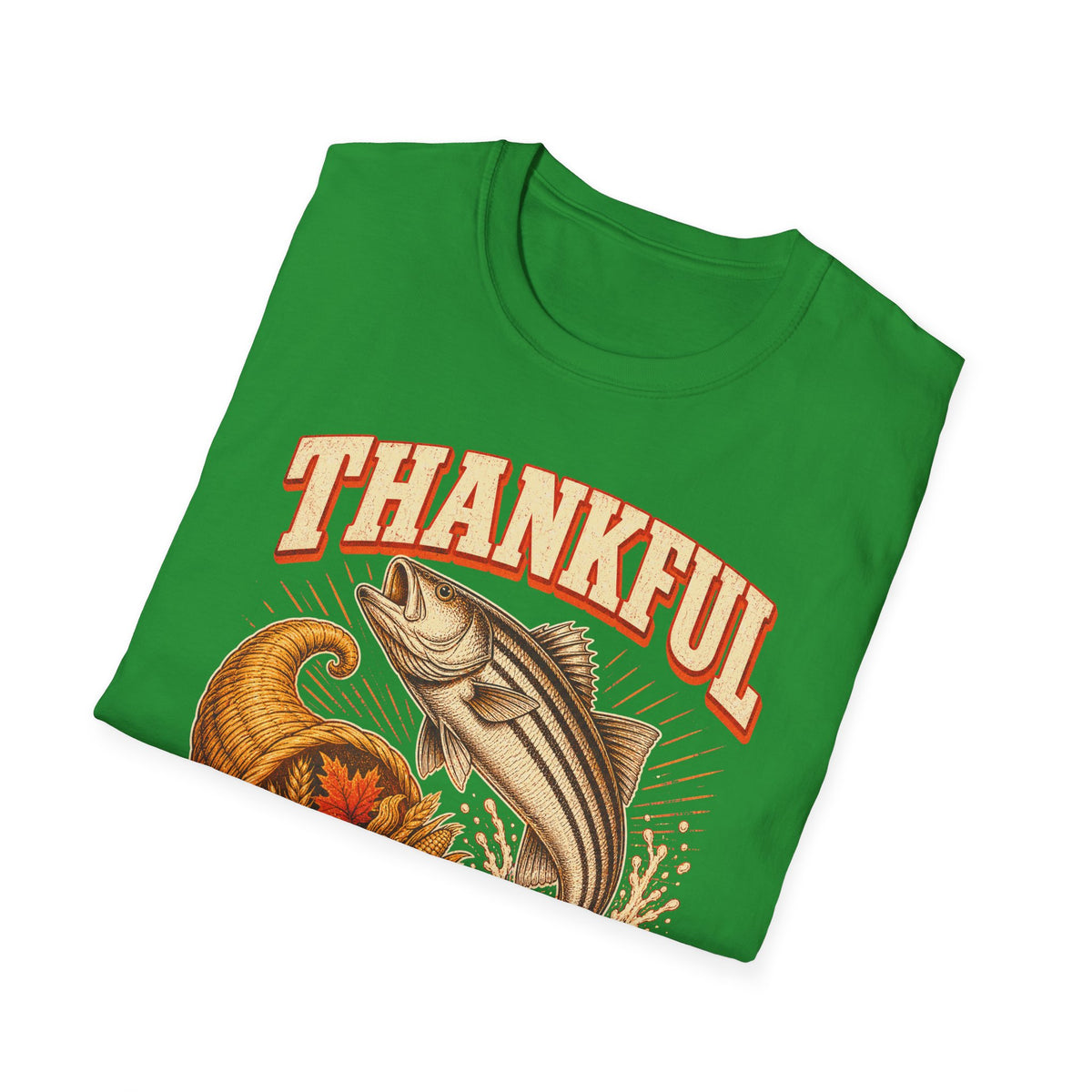 Thankful for Stripers Fishing T-Shirt