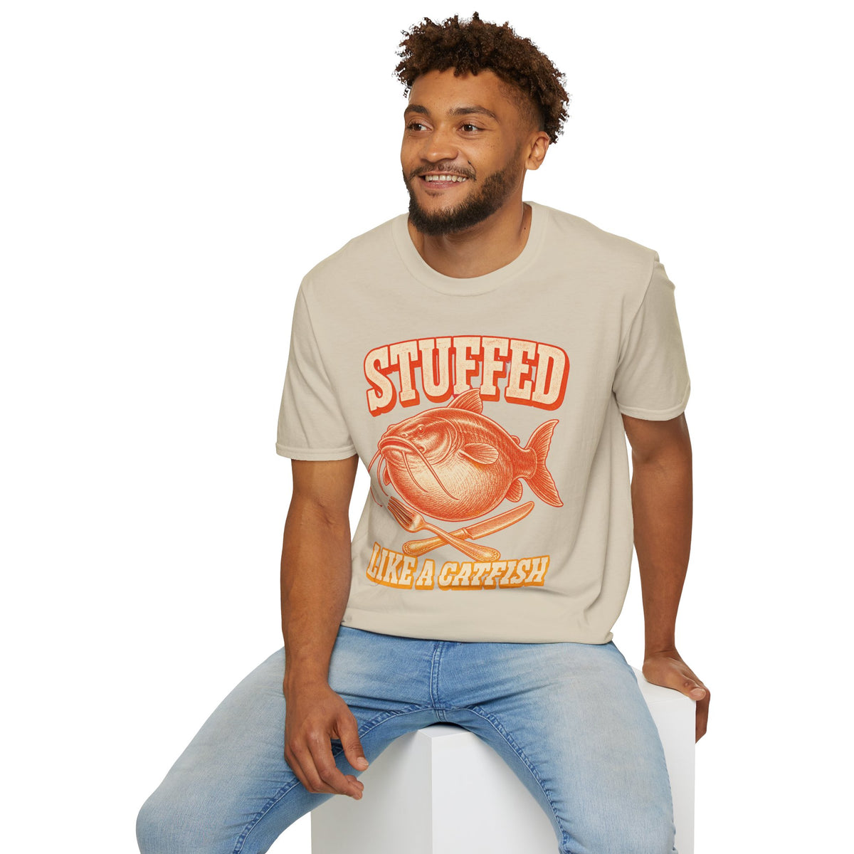 Stuffed Like a Catfish Fishing T-Shirt
