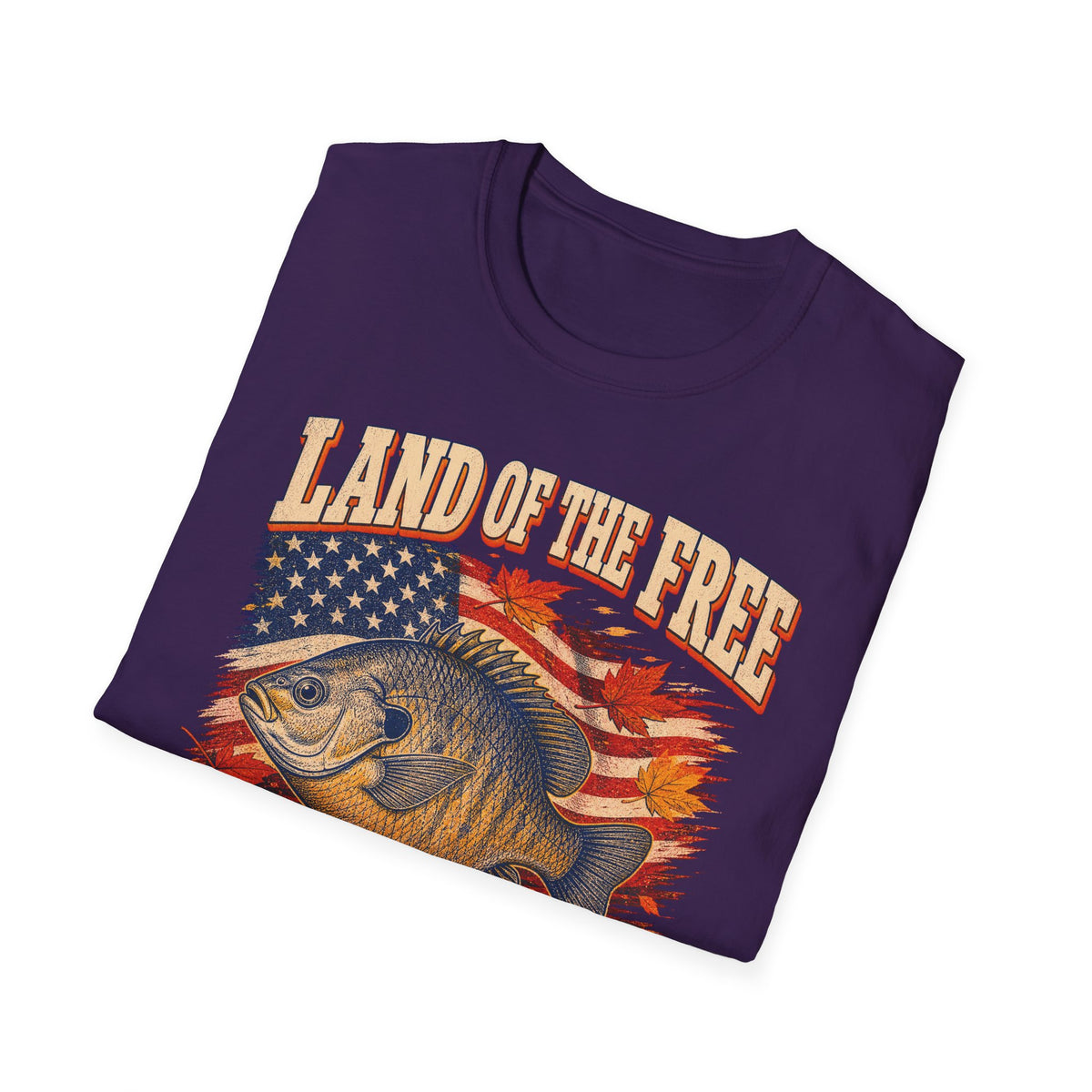 Land of the Free Home of the Leftovers Fishing T-Shirt