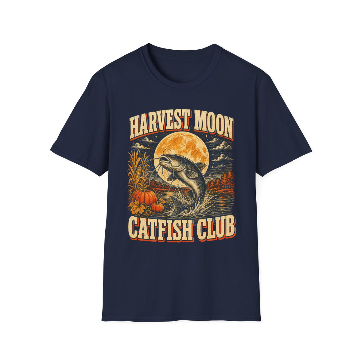 Harvest Moon Catfish Club Fishing T-Shirt