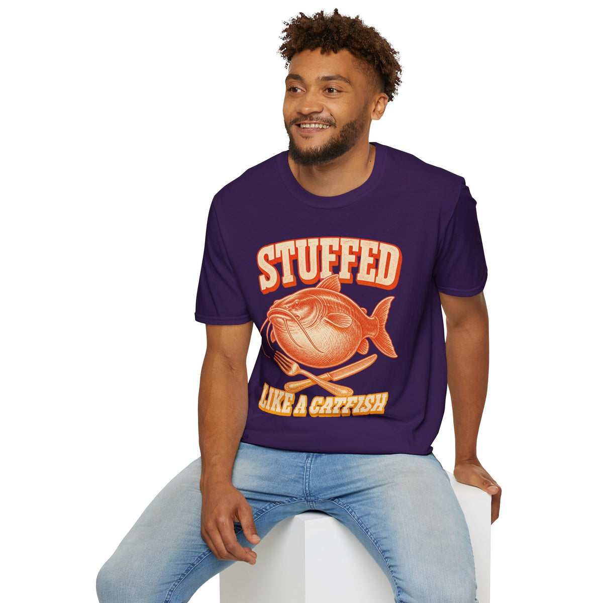 Stuffed Like a Catfish Fishing T-Shirt
