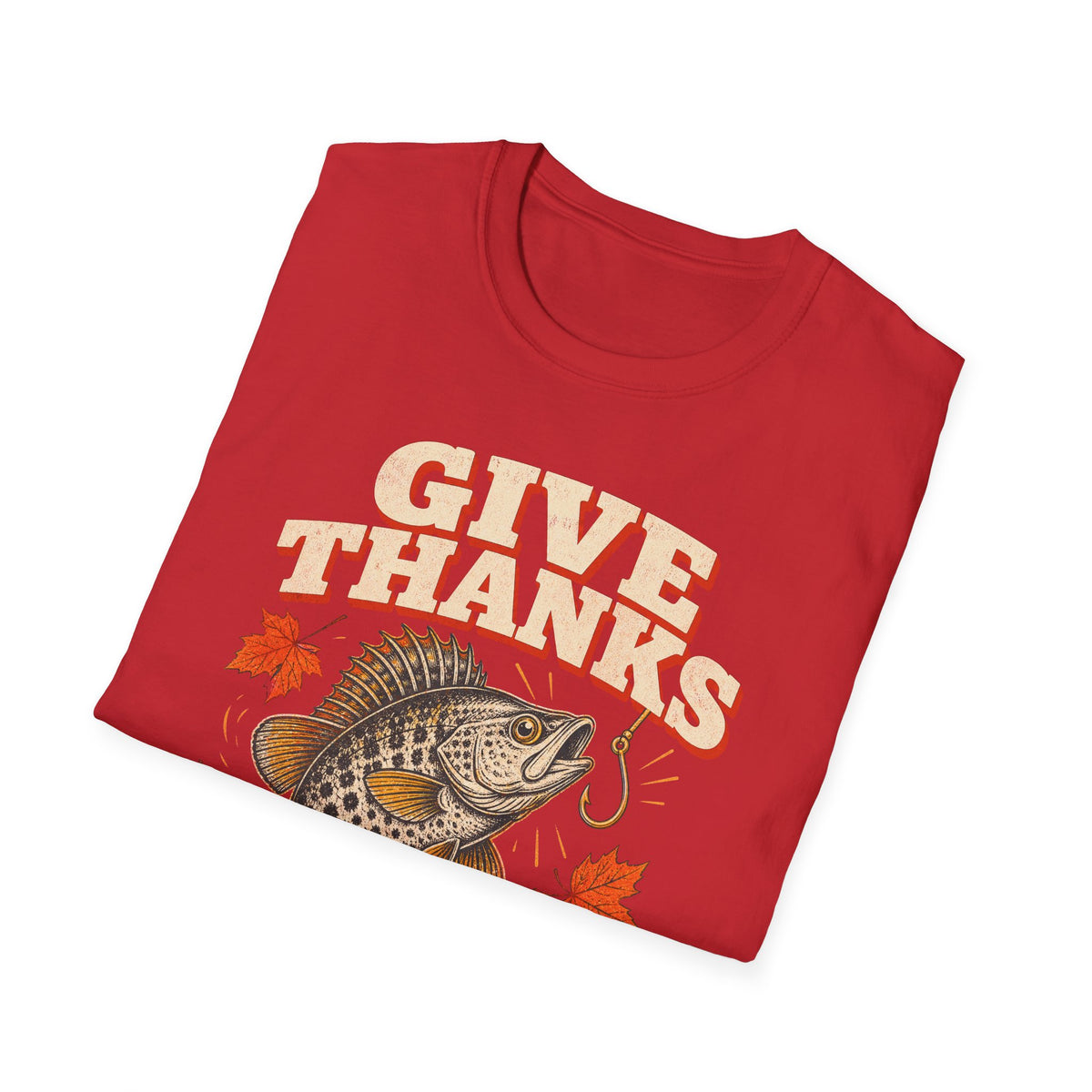 Give Thanks, Set the Hook Thanksgiving Fishing T-Shirt