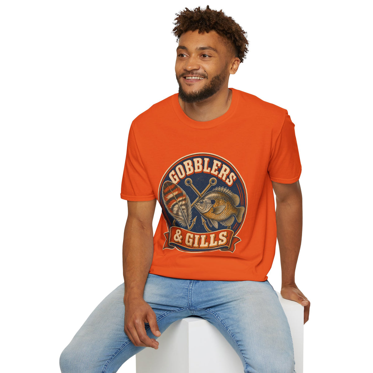 Gobblers & Gills Thanksgiving Fishing T-Shirt