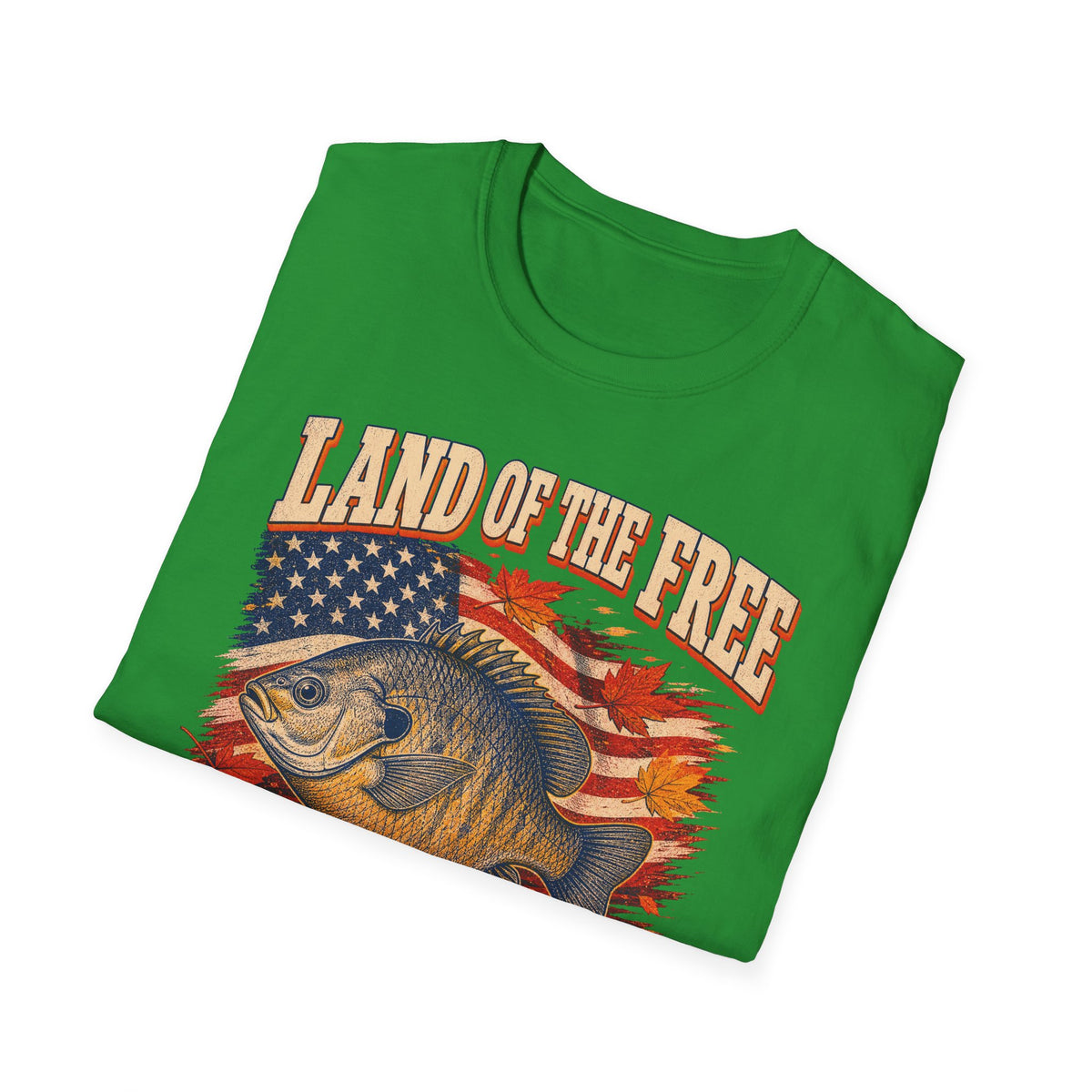 Land of the Free Home of the Leftovers Fishing T-Shirt