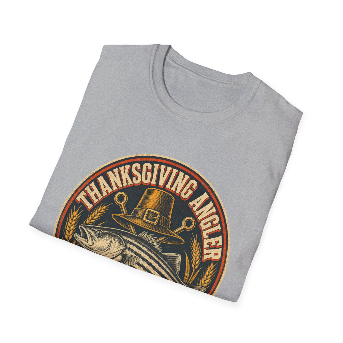 Thanksgiving Angler Est. 1621 Fishing T-Shirt