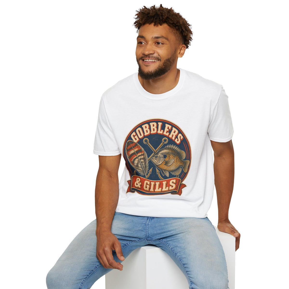 Gobblers & Gills Thanksgiving Fishing T-Shirt