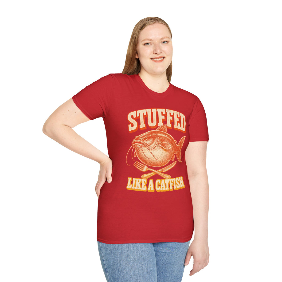 Stuffed Like a Catfish Fishing T-Shirt