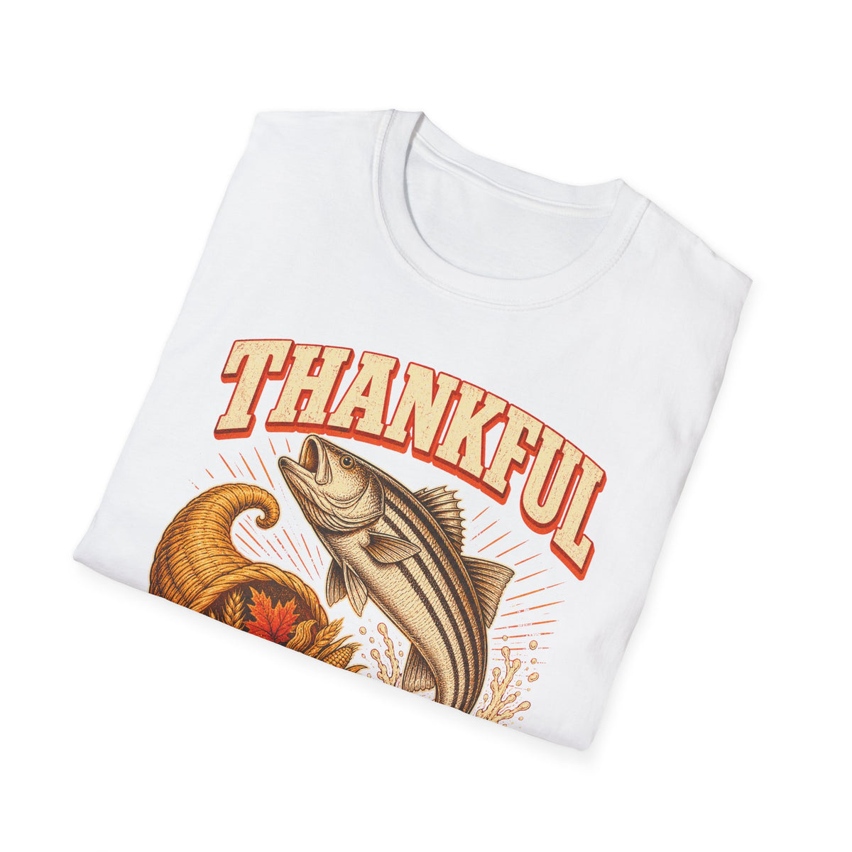 Thankful for Stripers Fishing T-Shirt