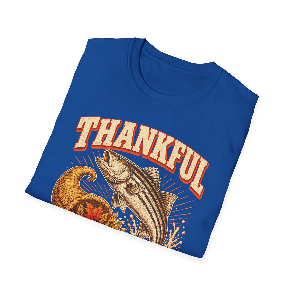 Thankful for Stripers Fishing T-Shirt