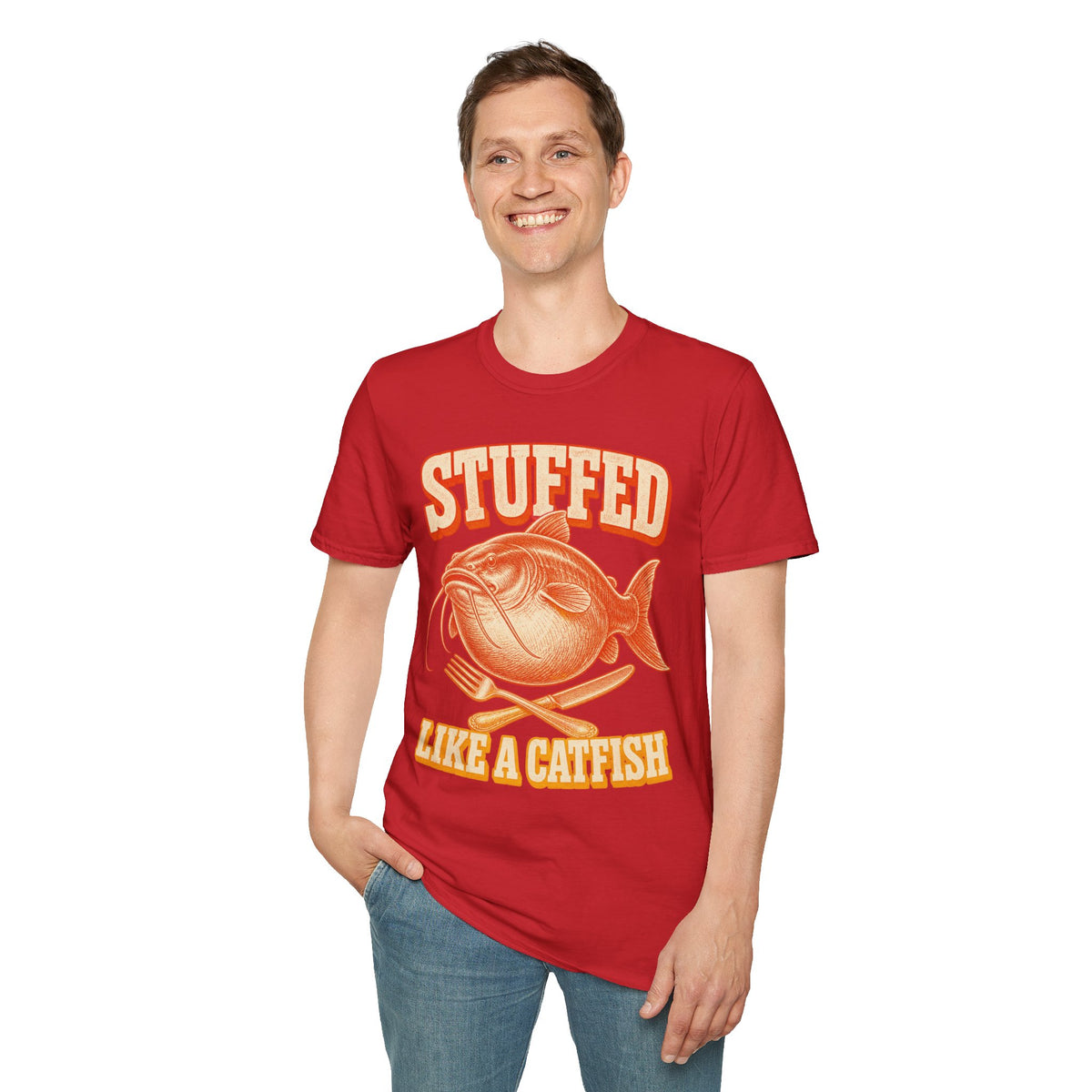 Stuffed Like a Catfish Fishing T-Shirt