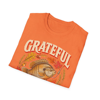 Grateful for Every Bite Fish Thanksgiving T-Shirt