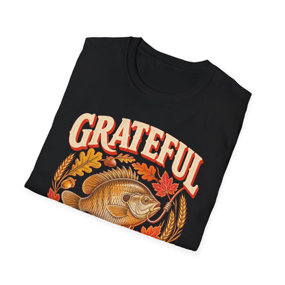Grateful for Every Bite Fish Thanksgiving T-Shirt