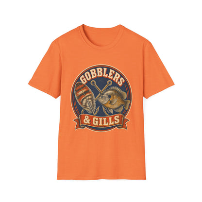 Gobblers & Gills Thanksgiving Fishing T-Shirt