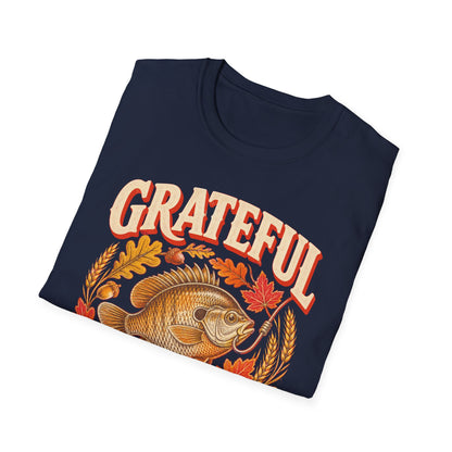 Grateful for Every Bite Fish Thanksgiving T-Shirt