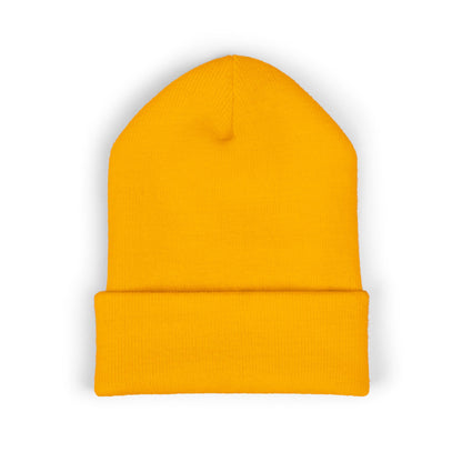 Blue River Carp Fishing Embroidered Cuffed Beanie (BK Thread)