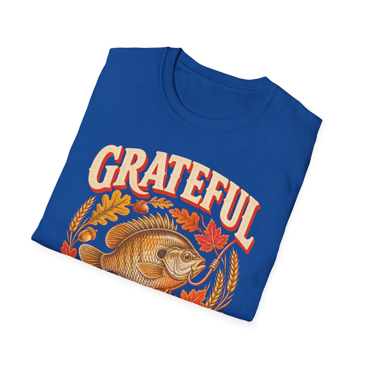 Grateful for Every Bite Fish Thanksgiving T-Shirt
