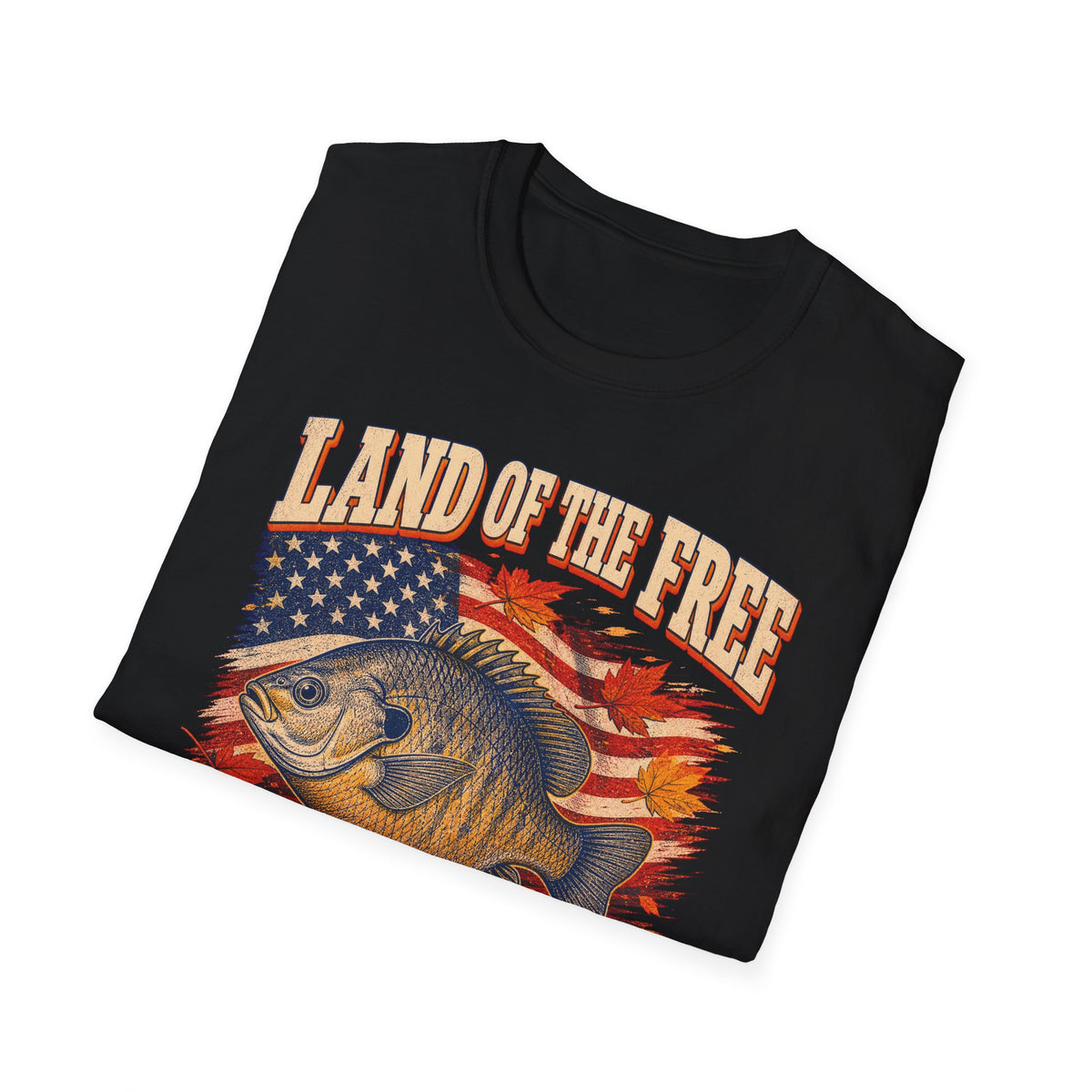 Land of the Free Home of the Leftovers Fishing T-Shirt
