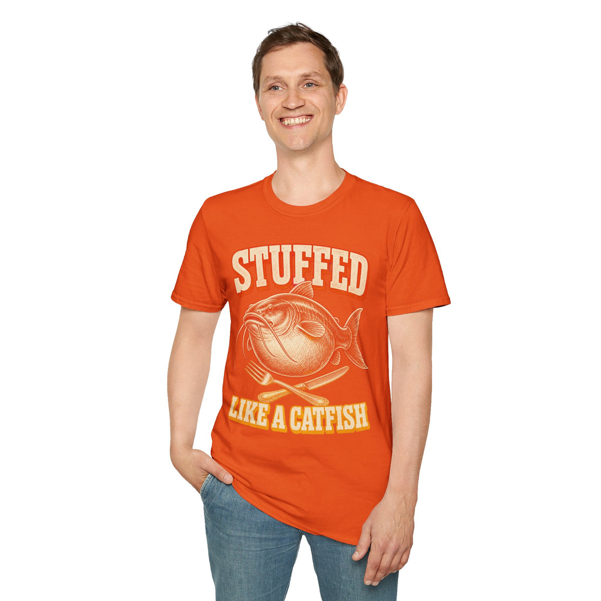 Stuffed Like a Catfish Fishing T-Shirt