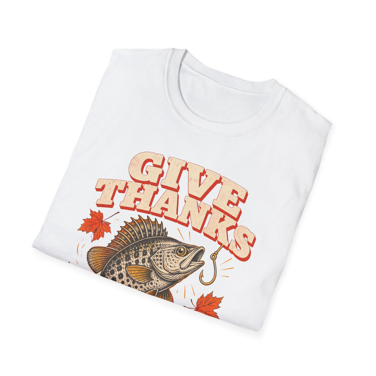 Give Thanks, Set the Hook Thanksgiving Fishing T-Shirt