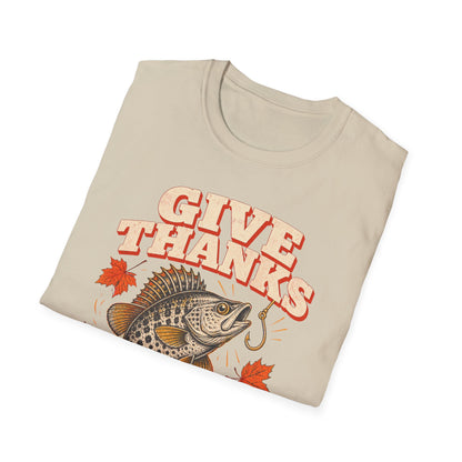 Give Thanks, Set the Hook Thanksgiving Fishing T-Shirt