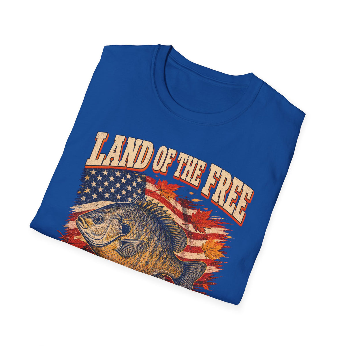 Land of the Free Home of the Leftovers Fishing T-Shirt