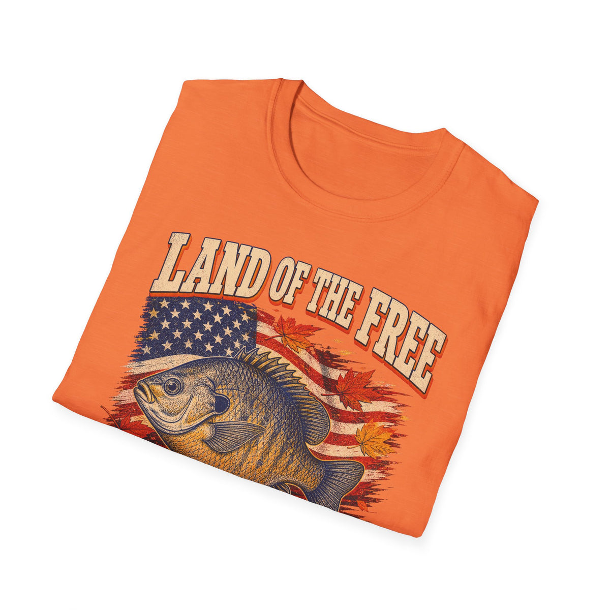 Land of the Free Home of the Leftovers Fishing T-Shirt