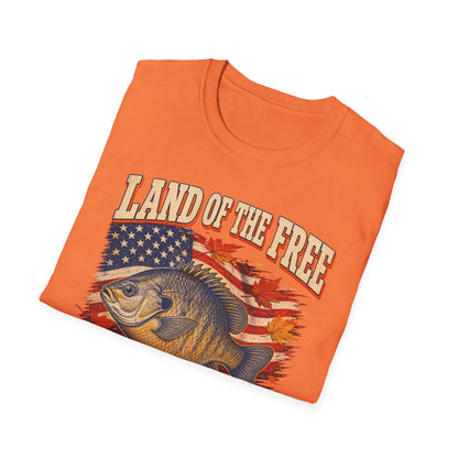 Land of the Free Home of the Leftovers Fishing T-Shirt
