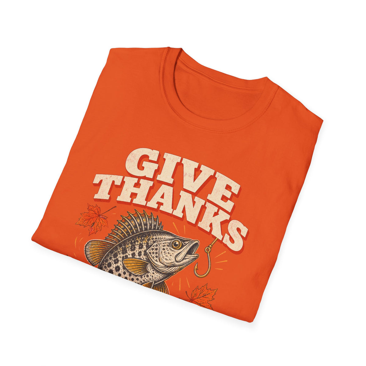 Give Thanks, Set the Hook Thanksgiving Fishing T-Shirt