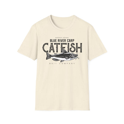 Blue River Carp - Unisex Softstyle T-Shirt (Bk Lettering)